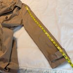 Roz & Ali  Beige Tan Belted Trench Coat Double Breasted Women’s Size Medium Photo 12