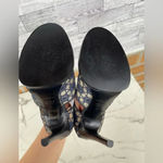 Carven Mesh and Lace open toe heels size 37/7 Blue Photo 9