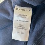 Athleta  Salutation/Elation High Rise Leggings Navy Nylon Lycra – Women’s Size M Photo 4