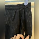 Vtg Plum Tree Womens Skirt Navy Blue Striped Wool Blend Pencil Sz 11/12 Photo 4