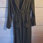 High slit green maxi dress Size M Photo 0