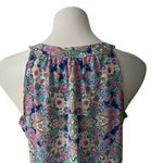 Rose + Olive  High Cut Paisley Sleeveless Top Photo 3
