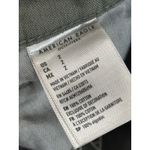 American Eagle  Olive Green Distressed Denim Shorts High Waisted Size 2 Photo 5