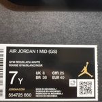 Jordan NWB Air  1 Mid GS Reverse Bred (2021) Sneakers Photo 7