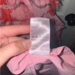 Hutch  Monaco Strapless Ruffle Tiered
Plissé Gown 00P red and pink dress Photo 5