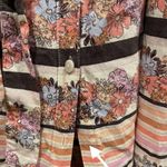 LC Lauren Conrad Striped Floral Pink Orange Maxi Dress Photo 4