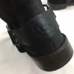 UGG “Dree” Black Harness Moto Riding Boots Size 7 Photo 7