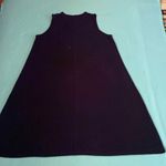 TIME AND TRU sleeveless crewneck tank midi dress sapphire dark blue size 12 Photo 3