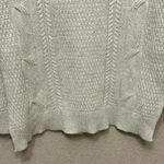 Gap cream cable knit sweater sz L fall winter church casual office business work Photo 2