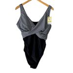 SummerSunshine Maternity Swimsuit Tummy Control One Piece XL‎ Black Photo 7