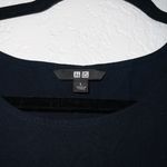 Uniqlo Navy Blue Sleeveless Tie Waist Dress Size Large Photo 2