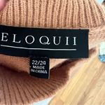 Eloquii  tan sweater Photo 4