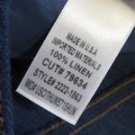 Citizens of Humanity NWT x Argent Ayla Baggy in Denim Linen Rigid Jeans 26 Photo 5