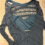 Lush Clothing LUSH Forest Green Lace Long Sleeve Bodycon Dress Photo 9