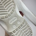 Crocs Solid White Slip On Sandals Shoes Casual Women Size 8 Photo 4