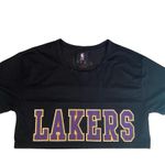 Nba  Vintage Lakers Black Mesh Top Photo 0