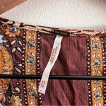 Free People  Rosalie Wrap Top long sleeve asymmetric indie hippie festival floral Photo 3