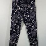 Streetwear Society Women Black Zodic Celestrial Pull On Comfort Leggings Size L Photo 0