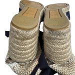 Castaner Castañer Carina Navy Canvas Espadrille Wedge Sandals Ankle Tie Size 39 US 8.5-9 Photo 7