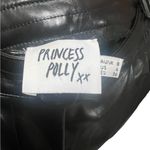 Princess Polly  Love Club Black Faux Vegan Leather Straight Pants Size 4 Photo 11