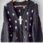 For Love & Lemons NWT  Savanna Cardigan Slub Cropped Photo 1