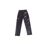 American Eagle  Black Faux Leather Cargo Straight Leg Pants Photo 2