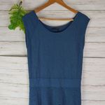 Donna Karan New York Italian Yarn Knit Teal Dress Photo 2