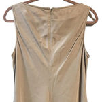 Pendleton  Shift Dress Sleeveless Zip Up Khaki Size 16 Preppy Neutral Minimalist Photo 6