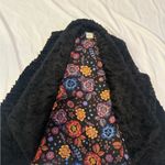 cupio  Black Teddy vest , with Floral Lining Photo 2