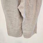 Flax  Linen Crop Pull on Pants Size 1X Lagenlook boho Photo 7