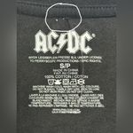 AC/DC  Black Graphic Glitter‎ T-shirt Rock Band Groupie Cotton Music Size Small Photo 6