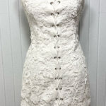 Forever 21 Forever‎ 21 White Lace Bodycon Dress Size M Photo 0