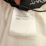 Ming Wang Maxi A Line Skirt Gingham Cotton Poplin Blue White High Waist M NWT Photo 11