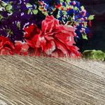 Croft & Barrow  black rose scarf Photo 4