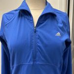 Adidas Women's Royal Blue Quarter-Zip Jersey Photo 4