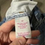 No Boundaries  Light Wash High Rise Raw Fringe Hem‎ Distressed Short Shorts Sz 17 Photo 4