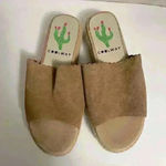 Coolway  Tiri Espadrille Platform Suede Slip on Sandals Size 10 Photo 1