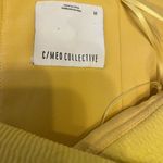 C/MEO COLLECTIVE Yellow Apex Mini Strapless Dress Sz M Fit & Flare Style Photo 7