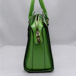 Hernan Bag Collection Women's Shoulder Bag Handbag Purse Croc Embossed Purse Green Photo 3