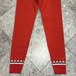 Hanna Andersson Heritage Fair Isle Red Long John PJ Pajama Pant Medium Photo 4