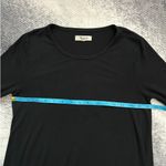 Madewell  Shift Long Sleeve Mini Black T Shirt Dress Size Small Western Indie Photo 7