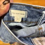 Madewell  Cali Demi Boot Coastal Cowgirl Western Preppy Ankle Raw Hem Jeans 27 Photo 5