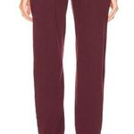 RE/DONE NWT  Burgundy Red Sweatpants Jogger with embroidered front logo  small Photo 1