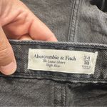 Abercrombie & Fitch Women’s The Loose Short High Rise in Black 34/18 Photo 10