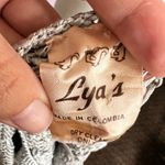 Vintage Crochet Knit Top 2000s Boho Festival Hippie Indie Sleaze Small Gray Photo 3