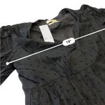 Urban Outfitters Black Long Sleeve V neck Swiss dot Dress Size small NEW Photo 9