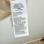 J.Crew  Cashmere Shrunken Turtleneck Sweater Classic Cream Ivory Womens XL Photo 5