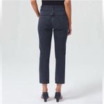 AGOLDE  Women's‎ Riley High Rise Straight Crop Jeans Faded Black Size 24 Photo 1