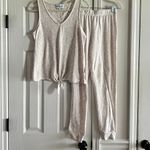 Target Beige Leopard Pajama Set Photo 0
