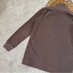 Athleta  Cozy Karma Side Zip Funnel Neck in Coffee House Size ST Photo 5